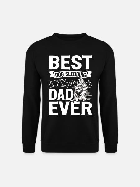 Mushing Dog Sledding Musher - Unisex Sweatshirt - black