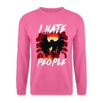 Mothman Kryptide Kryptozoologie - Unisex Pullover - Pink - Vorne
