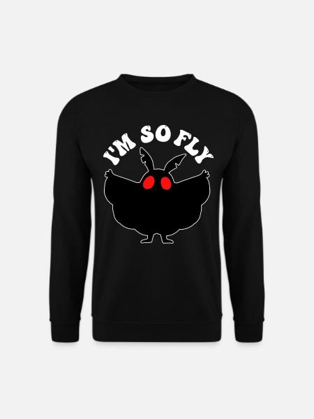 Mothman Crypttide Cryptozoology - Unisex Sweatshirt - black