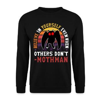 Kryptide Kryptozoologie - Unisex Pullover - Schwarz - Vorne - Alina (178cm) & Michal (187cm)
