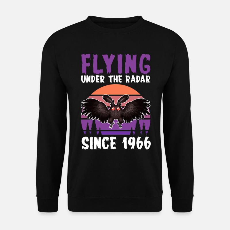 Mothman Kryptide Kryptozoologie - Unisex Pullover - Schwarz