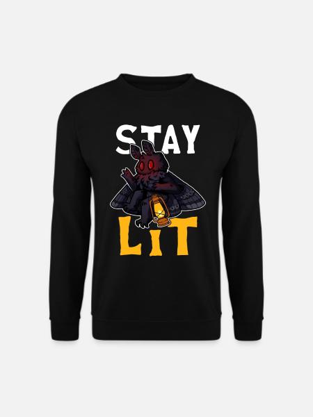 Mothman Crypttide Cryptozoology - Unisex Sweatshirt - black