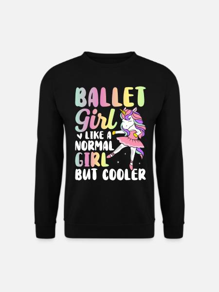 Ballerina - Unisex Sweatshirt - black