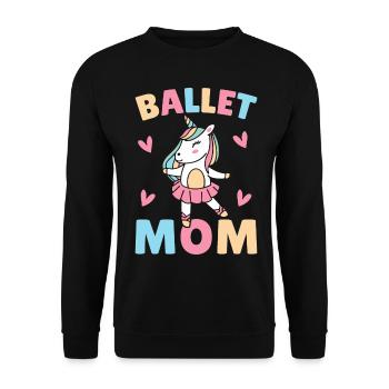 Ballerina - Unisex Pullover - Schwarz - Vorne - Alina (178cm) & Michal (187cm)
