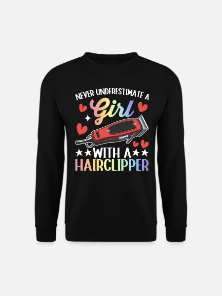 Friseurin Friseurin - Unisex Pullover - Schwarz