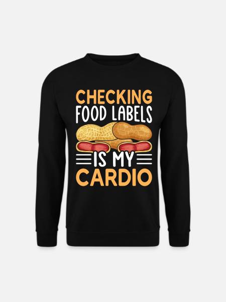 Peanut Allergy Nut Allergy Allergy - Unisex Sweatshirt - black