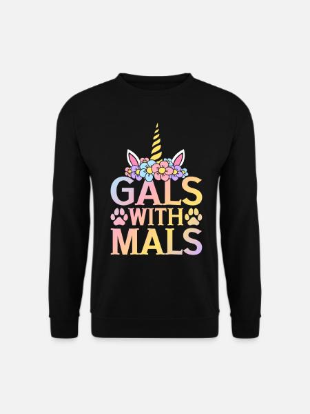 Belgian Malinois Girl Dog - Unisex Sweatshirt - black
