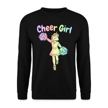 Pom-pom girl pom-pom girl - Sweat-shirt Unisexe - noir - Devant - Alina (178cm) & Michal (187cm)