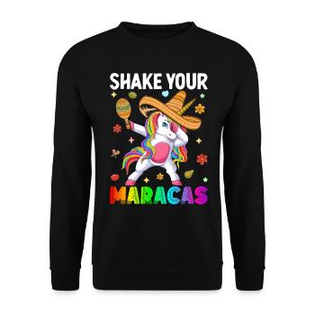 Cinco De Mayo Irish - Unisex Sweatshirt - black - Front - Alina (178cm) & Michal (187cm)
