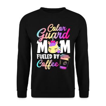 Female Flag Guard - Unisex Sweatshirt - black - Front - Alina (178cm) & Michal (187cm)