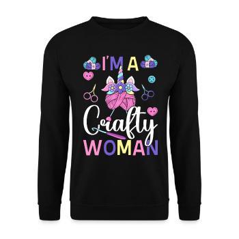Craft Beer Home Brewery Brewery - Unisex Sweatshirt - black - Front - Alina (178cm) & Michal (187cm)