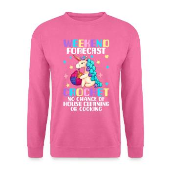 Häkeln - Unisex Pullover - Pink - Vorne