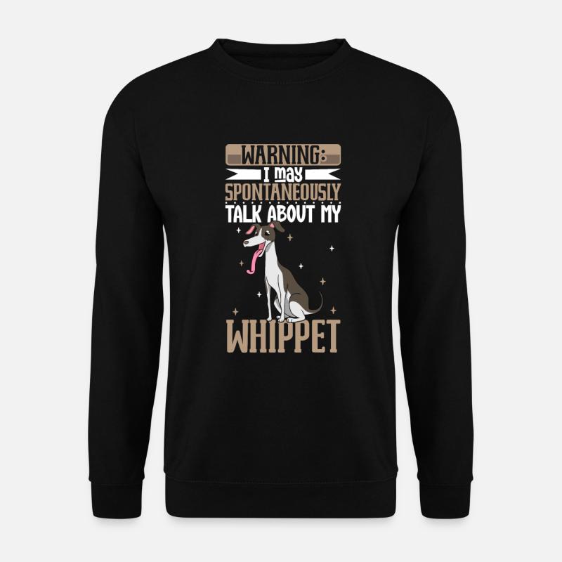 Whippet Liebhaber - Unisex Pullover - Schwarz