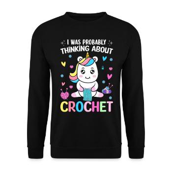 Haken Haken Breien - Uniseks sweater - zwart - Voor - Alina (178cm) & Michal (187cm)