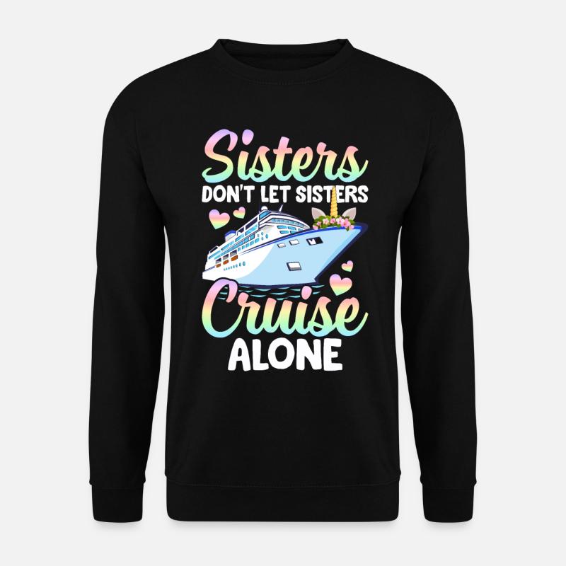 Kreuzfahrt-Mädchen-Urlaub - Unisex Pullover - Schwarz