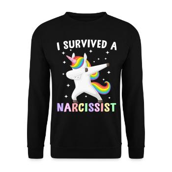 Drôle De Divorce Féministe - Sweat-shirt Unisexe - noir - Devant - Alina (178cm) & Michal (187cm)