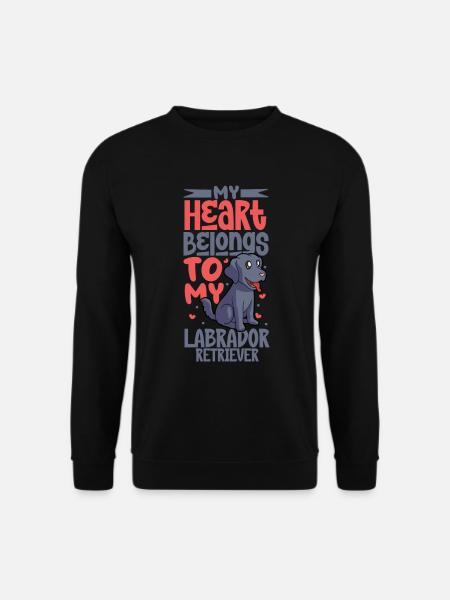 Dog Love - Labrador Retriever - Unisex Sweatshirt - black