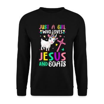 Farmer's wife Agriculture - Unisex Sweatshirt - black - Front - Alina (178cm) & Michal (187cm)