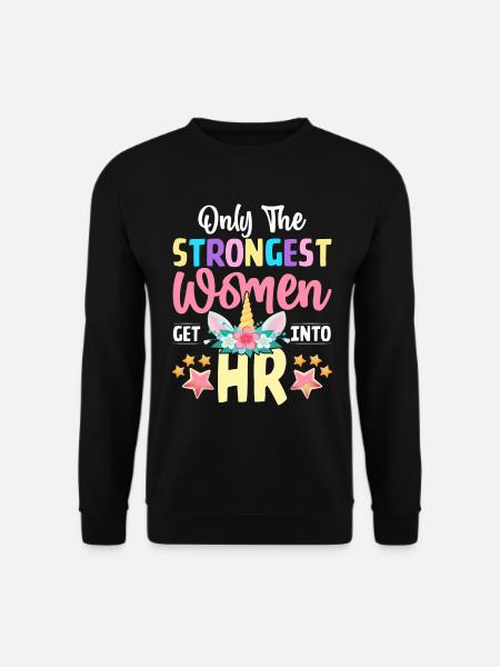 Human Resources HR Lady - Unisex Sweatshirt - black