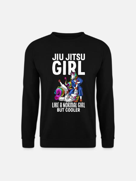 BJJ Mädchen Kampfsport - Unisex Pullover - Schwarz