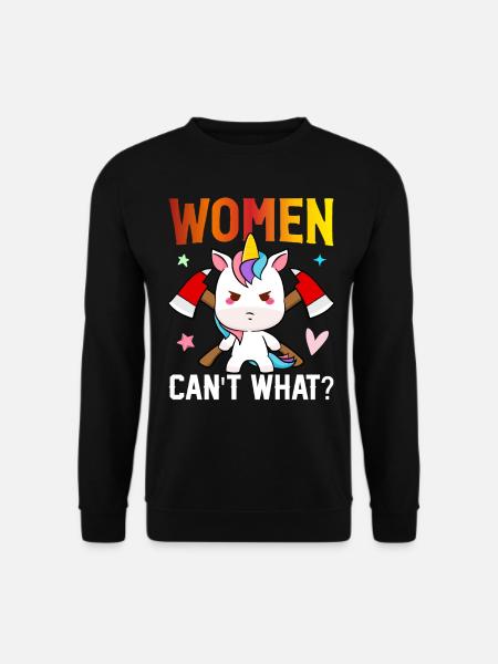 Firefighter Girl Fire Fighting - Unisex Sweatshirt - black