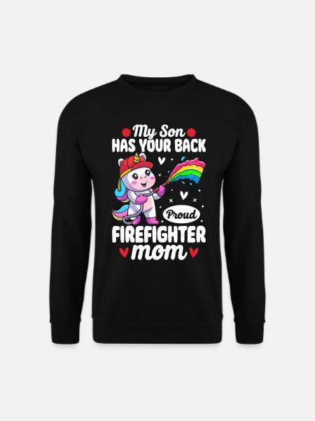 Fire Brigade Mom - Unisex Sweatshirt - black