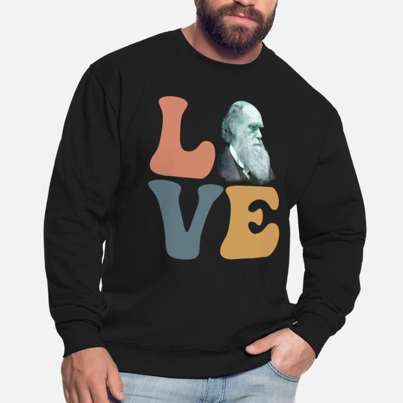Charles Darwin Théorie de l’évolution athée Sweat-shirt Unisexe