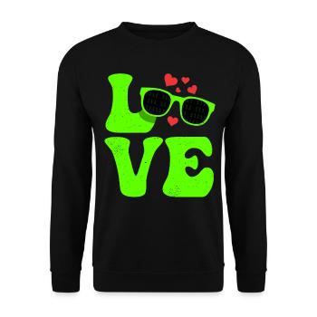 Coding Coding Coder Programmer - Unisex Sweatshirt - black - Front - Alina (178cm) & Michal (187cm)