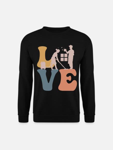 Caretaker Caretaker Cleaner - Unisex Sweatshirt - black