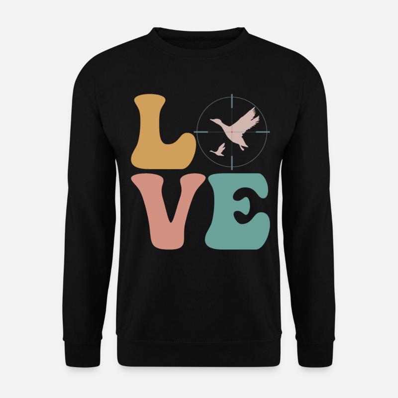 Entenjäger Entenjagd - Unisex Pullover - Schwarz