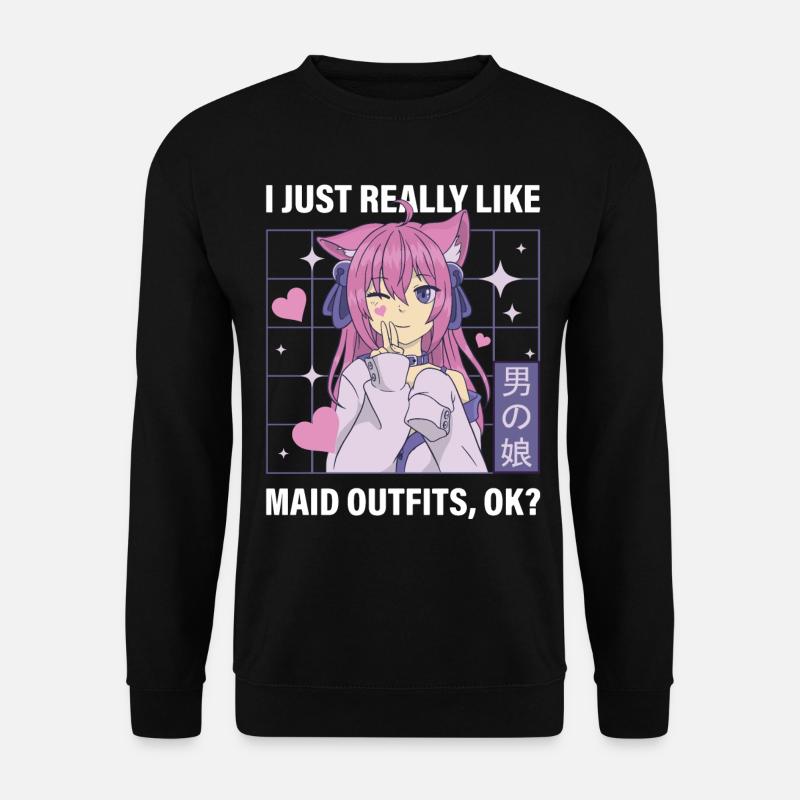 Crossdressing - Unisex Sweatshirt - black