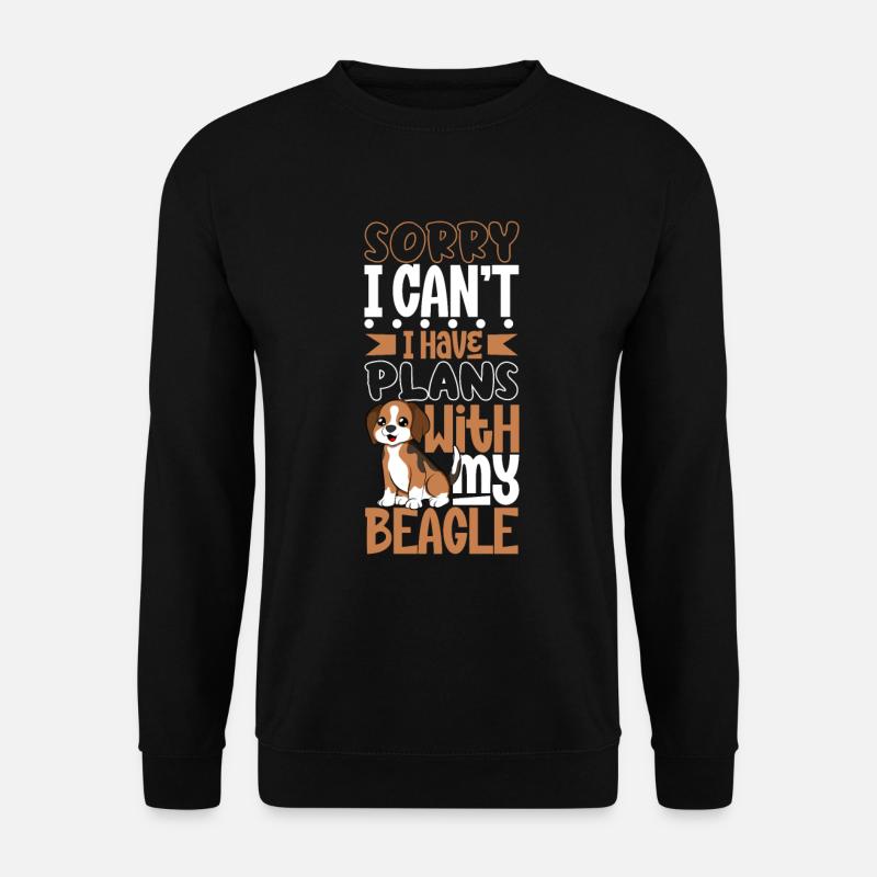 Plans avec mon Beagle - Sweat-shirt Unisexe - noir
