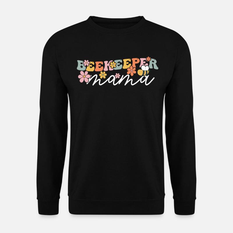 Groovy Beekeeping Mom - Unisex Sweatshirt - black