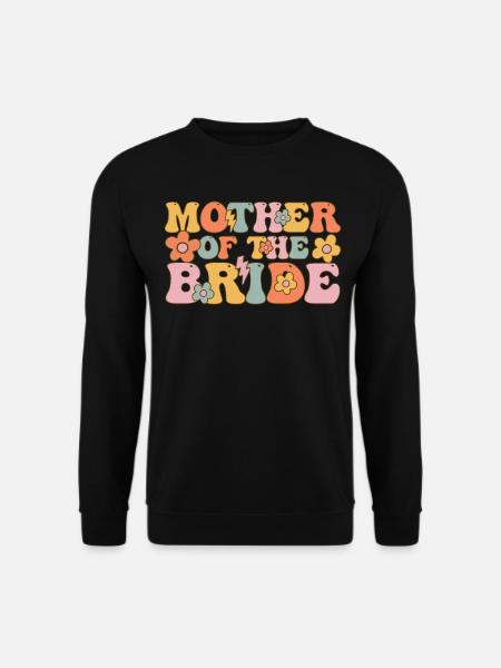 Groovy Bridal Shower Bachelorette - Unisex Sweatshirt - black