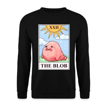 Carte de tarot Blobfish - Sweat-shirt Unisexe - noir - Devant - Alina (178cm) & Michal (187cm)