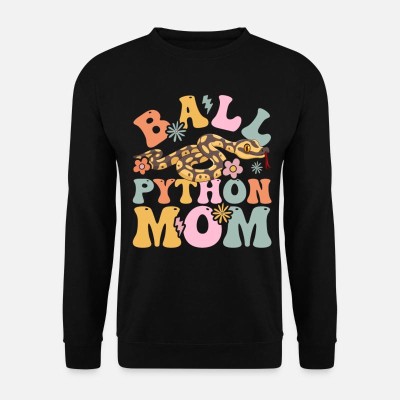 Groovy Snake Mom - Unisex Sweatshirt - black