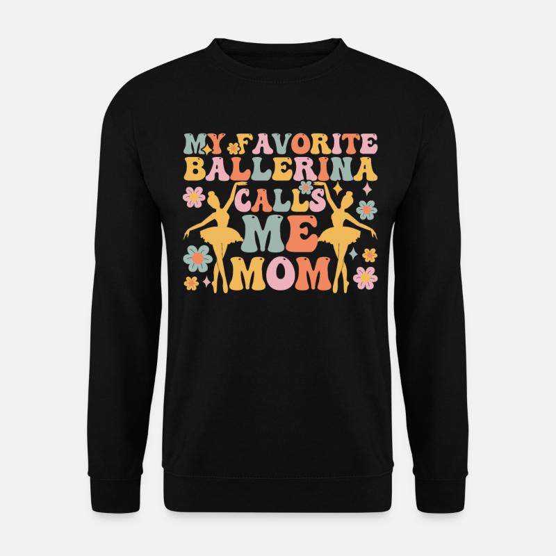 Groovy Ballet Dancer - Unisex Sweatshirt - black