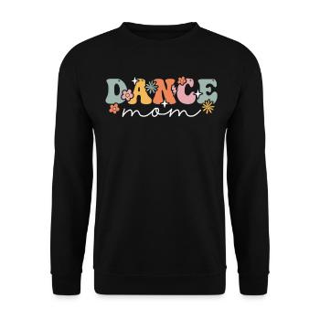 Groovy Ballerine Ballet Danseuse - Sweat-shirt Unisexe - noir - Devant - Alina (178cm) & Michal (187cm)