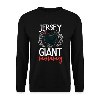 Jersey Giant Mama - Unisex Pullover - Schwarz - Vorne - Alina (178cm) & Michal (187cm)