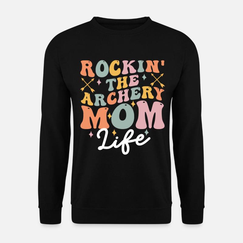 Groovy Archer - Unisex Sweatshirt - black