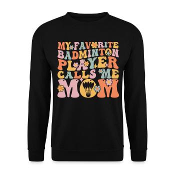 Joueur groovy - Sweat-shirt Unisexe - noir - Devant - Alina (178cm) & Michal (187cm)