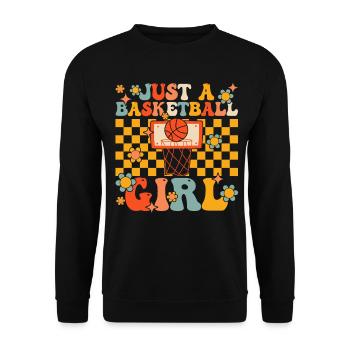 Joueur groovy - Sweat-shirt Unisexe - noir - Devant - Alina (178cm) & Michal (187cm)