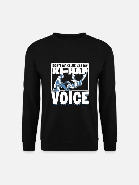 Ki-Hap Voice - Hapkido - Unisex Sweatshirt - black