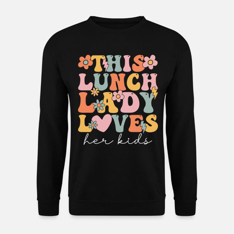 Groovy Cafeteria Worker - Unisex Sweatshirt - black