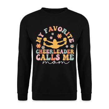 Pom-pom girl groovy - Sweat-shirt Unisexe - noir - Devant - Alina (178cm) & Michal (187cm)