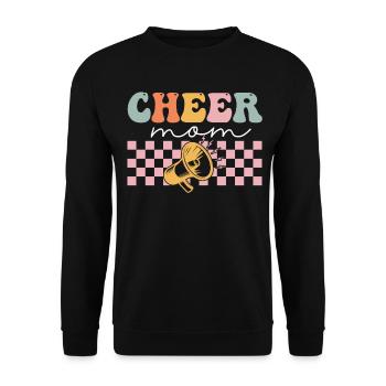 Groovy Cheerleading Cheerleader Cheer Squad - Sweat-shirt Unisexe - noir - Devant - Alina (178cm) & Michal (187cm)