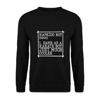 Garçon Hapkido - Sweat-shirt Unisexe - noir - Devant - Alina (178cm) & Michal (187cm)