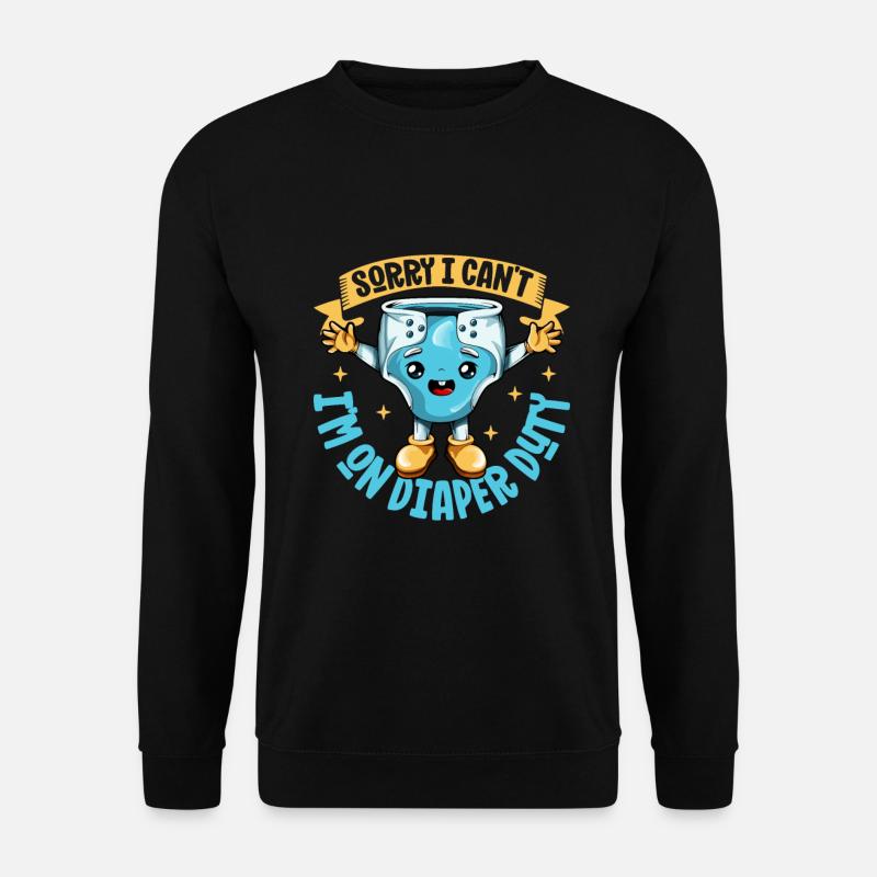 Service de couches - change bébé - Sweat-shirt Unisexe - noir