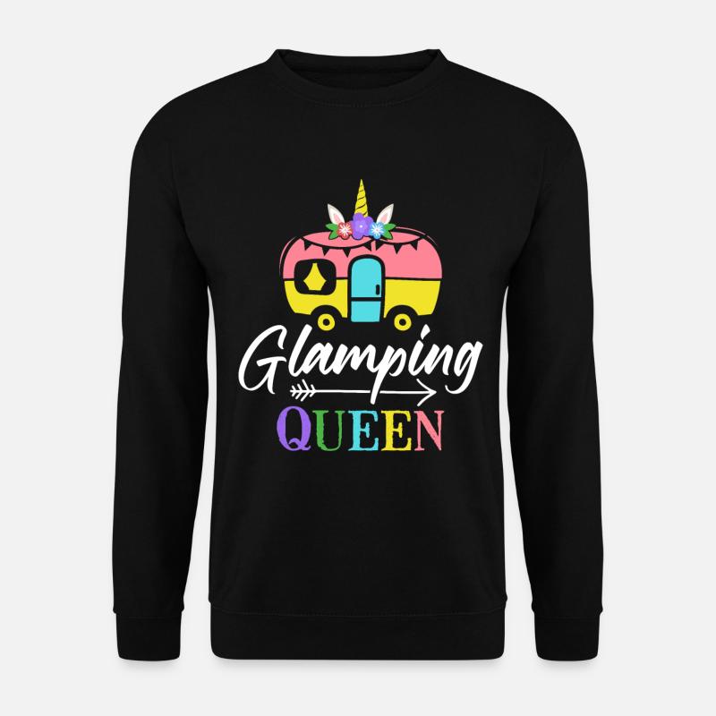 Weiblicher Glamper - Unisex Pullover - Schwarz