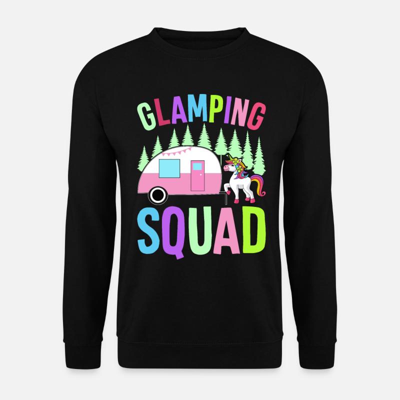 Glamping Team Glamper - Unisex Pullover - Schwarz